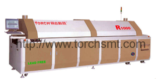 Large-size lead-free Reflow Oven with Eight heating-zones R1000