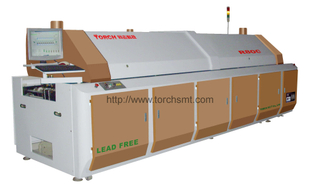 Large-size lead-free Reflow Oven with Eight heating-zones R800