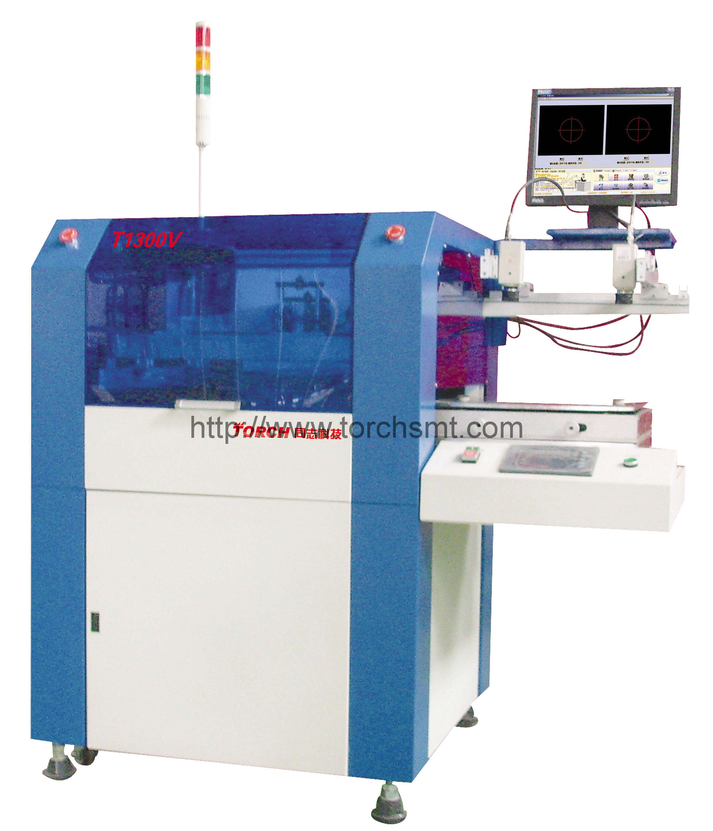 High precision se-mi automatic Printer T1300V