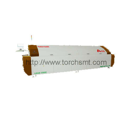 Large-size lead-free Reflow Oven with Ten heating-zones A10