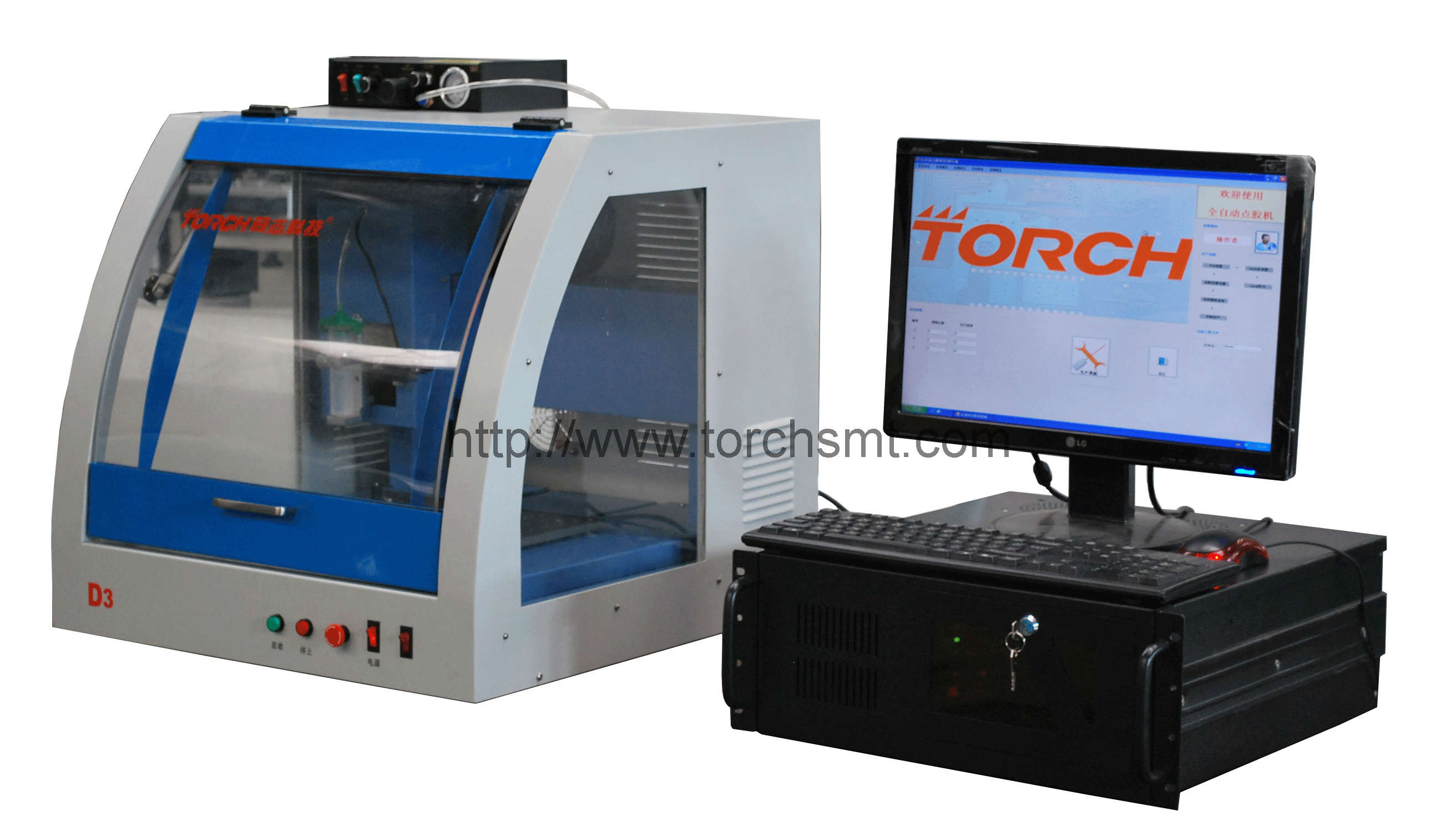 Automatic visual precision dispenser