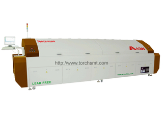 Large-size lead-free Reflow Oven with Ten heating-zones A10N