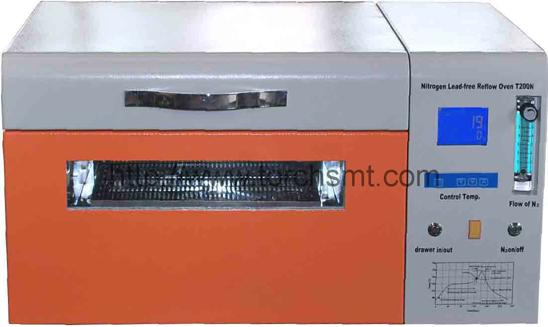 Nitrogen lead-free reflow oven T200N